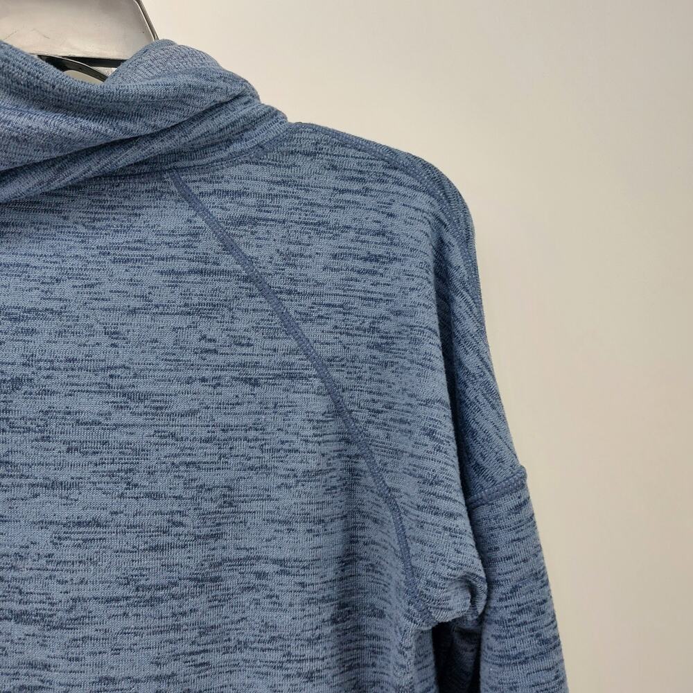 Athleta Blue Sweater Cowl Neck Pullover Knit Athletic Sz XS - Picture 5 of 14